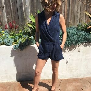 YFB Drake Romper - Navy Blue - size Small